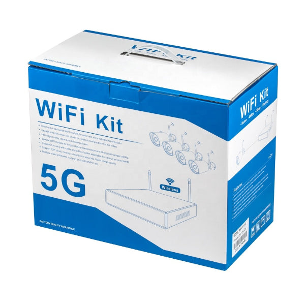Boîte WiFi Kit 5G vidéosurveillance 4 caméras