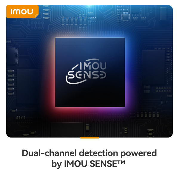 IMOU Cruiser Dual 2 Pro - IMOU SENSE dual-channel detection