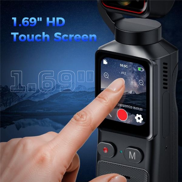 Camera Pocket 4K utilisation vlog exterieur