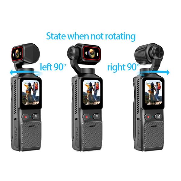 Camera Pocket 4K vue face objectif