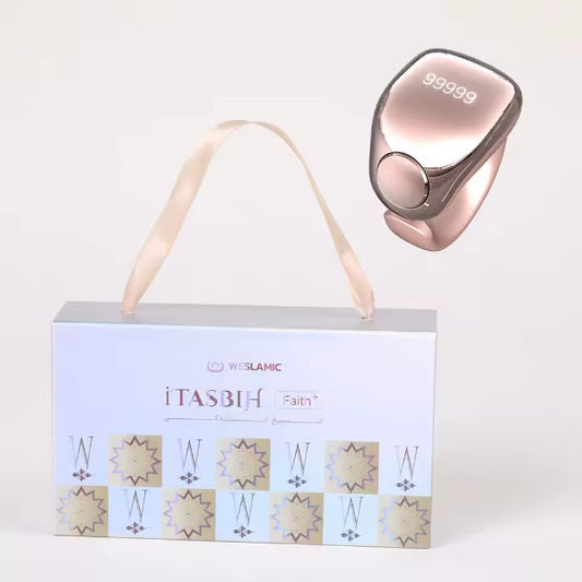 WESLAMIC iTasbih Faith+ or rose avec coffret cadeau premium