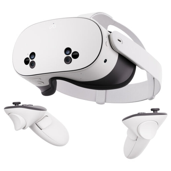 Meta Quest 3S vue face 2 controleurs Touch Plus