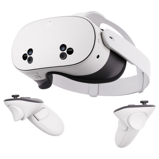 Meta Quest 3S vue face 2 controleurs Touch Plus