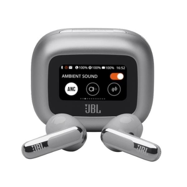 JBL Live Flex 3 (Original) – ANC + Écran Tactile + Design Open-Ear Chromé