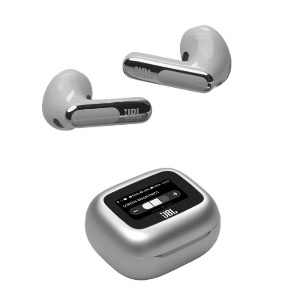 JBL Live Flex 3 (Original) – ANC + Écran Tactile + Design Open-Ear Chromé